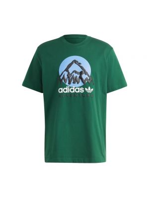Klassische hemd Adidas grün