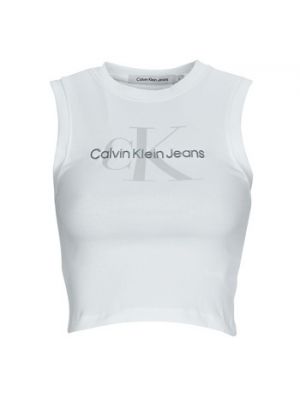 Top Calvin Klein Jeans biały