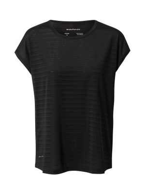 Sportska majica s melange uzorkom Endurance crna