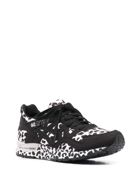 Schnür sneaker mit print mit leopardenmuster Comme Des Garçons Shirt