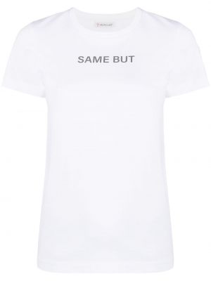 Camiseta con estampado Moncler blanco