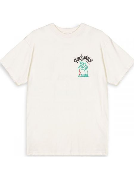 Koszulka z krótkim rękawem Grimey biała