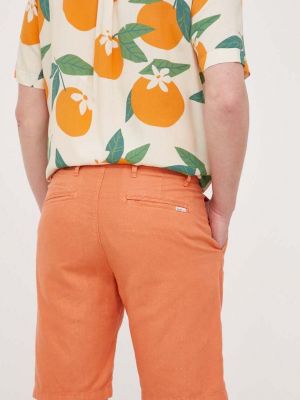 Farmer rövidnadrág Pepe Jeans narancsszínű