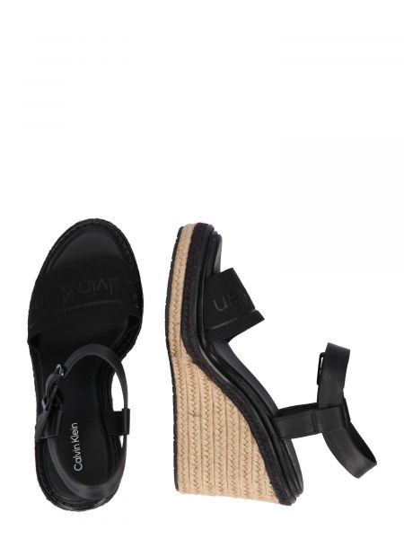 Sandale cu pană Calvin Klein