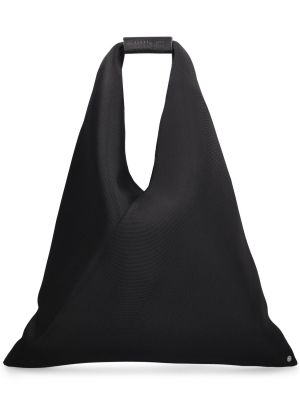 Τσάντα shopper από διχτυωτό Mm6 Maison Margiela μαύρο
