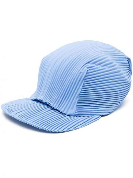 Plissert cap Pleats Please Issey Miyake blå