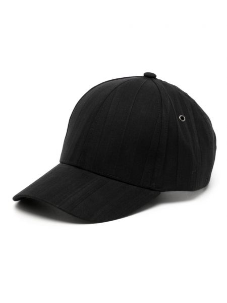 Dryžuotas kepurė su snapeliu Paul Smith juoda