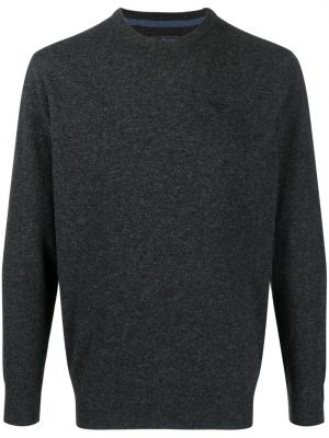 Вълнен пуловер Barbour сиво