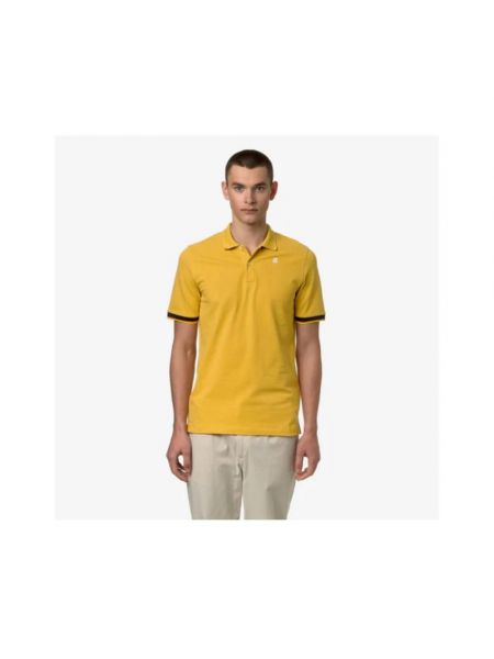 Poloshirt aus baumwoll K-way gelb