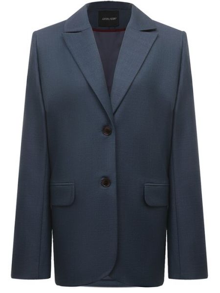 Шерстяной пиджак Lesyanebo синий