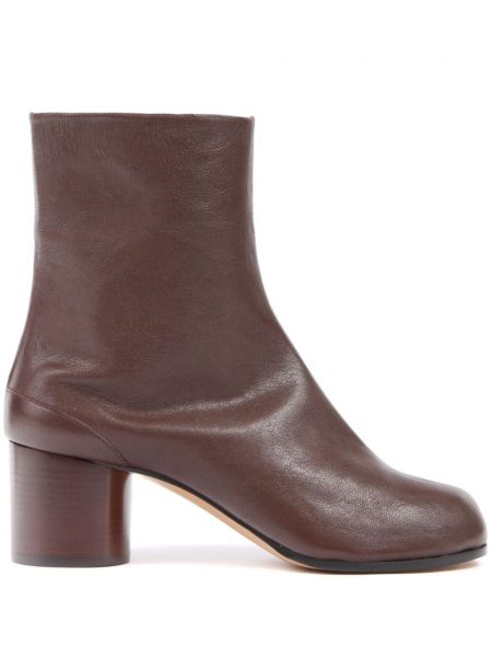 Leder ankle boots Maison Margiela braun