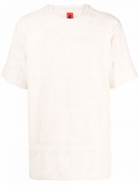 T-shirt di cotone Ferrari bianco