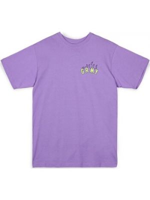 Koszulka z krótkim rękawem Grimey fioletowa