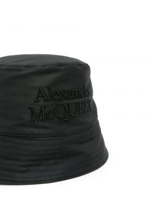 Beidseitig tragbare mütze mit stickerei Alexander Mcqueen