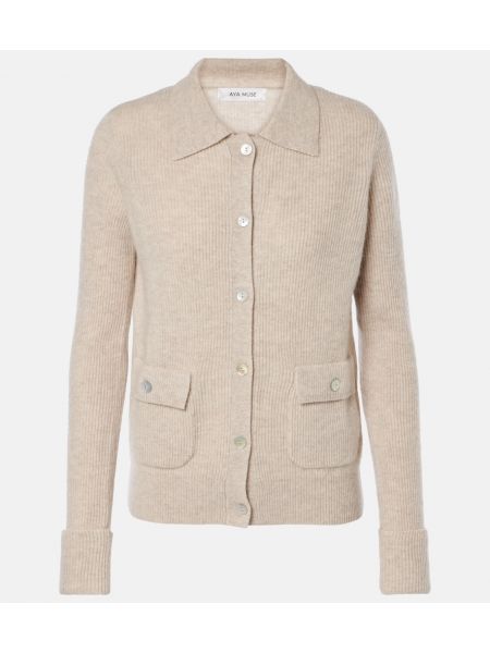 Cashmere strikkegenser Aya Muse beige