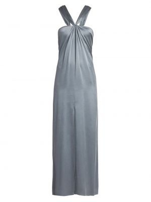 Шелковое платье-колонна с вырезом халтер Giorgio Armani
