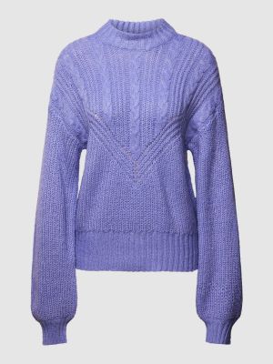 Dzianinowy sweter ze stójką Object
