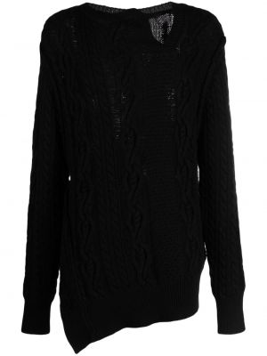 Asimetrični pulover Simone Rocha črna