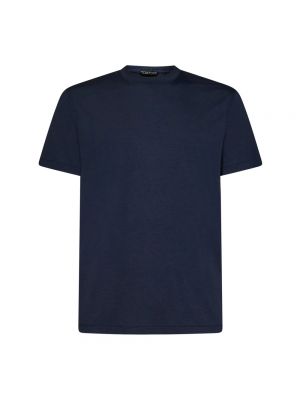 Koszulka z otwartymi plecami Tom Ford niebieska