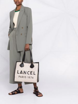 Shopper kabelka s potiskem Lancel