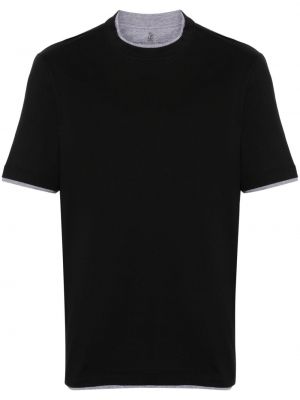 T-shirt Brunello Cucinelli noir