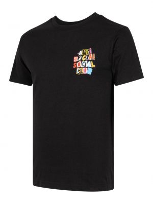 Marškinėliai Anti Social Social Club juoda