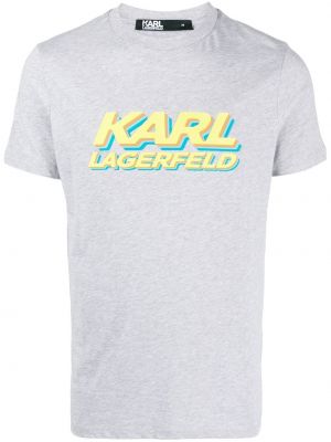 T-shirt Karl Lagerfeld grå