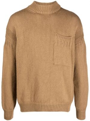 Woll pullover Ten C braun