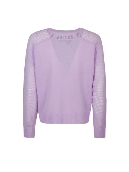 Jersey de tela jersey de cuello redondo 360cashmere violeta