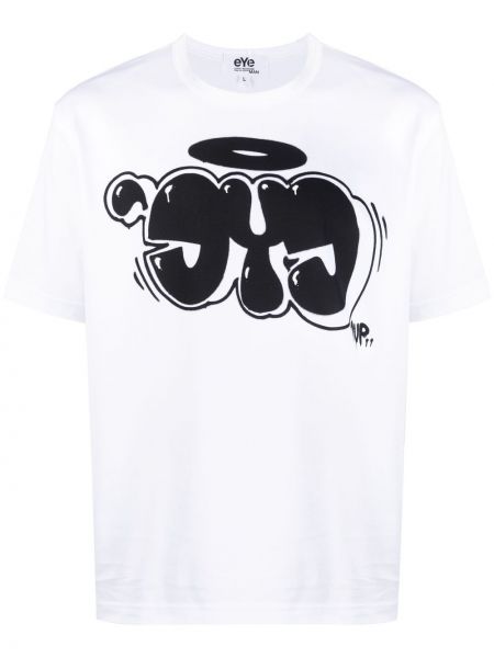 Camiseta con estampado Junya Watanabe Man blanco