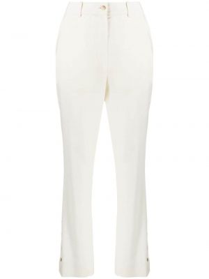 Pantalones de cintura alta Loulou Studio blanco