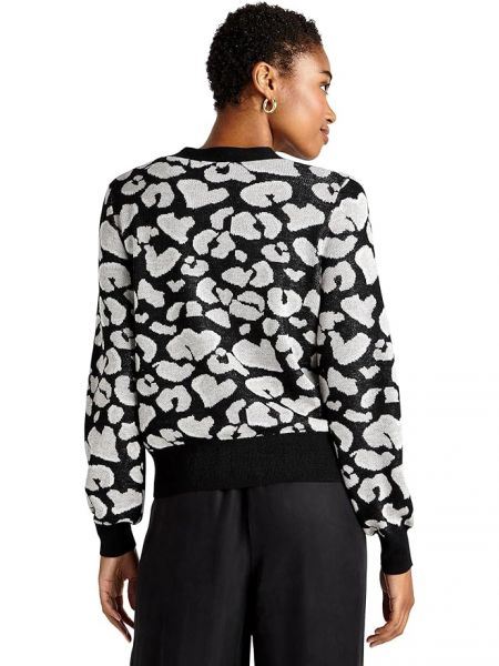 Леопардовый свитер Splendid черный