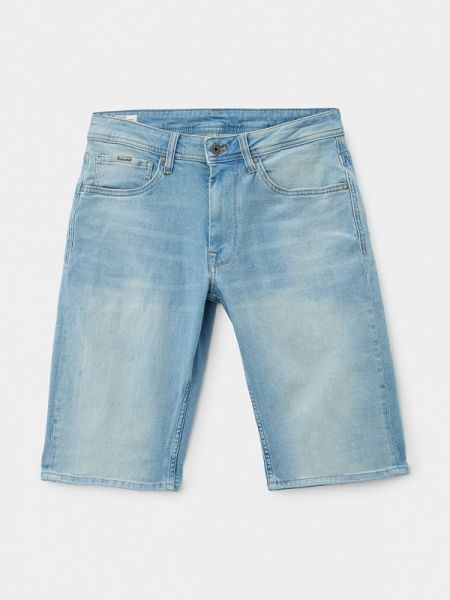 Джинсовые шорты Pepe Jeans голубые