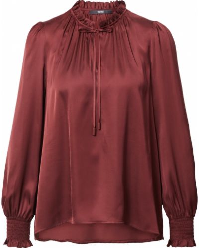 Блуза Esprit винено червено