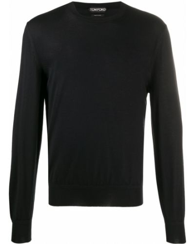 Slim fit pulover Tom Ford črna