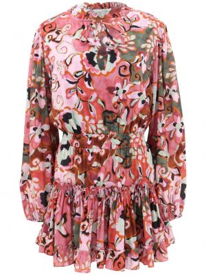 Φόρεμα με σχέδιο Misa Los Angeles ροζ