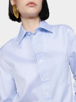 Pruhovaná bavlněná košile Saint Laurent