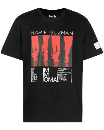 Koszulka z nadrukiem Haculla czarna