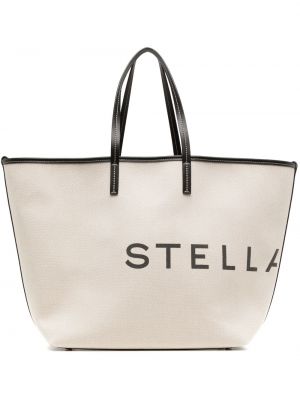 Bavlnená nákupná taška s potlačou Stella Mccartney