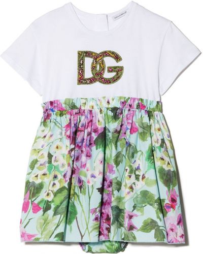 Šaty Dolce & Gabbana Kids - Bílá