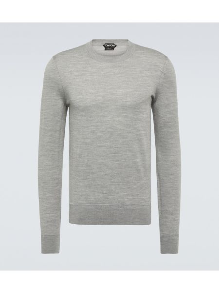 Woll strickpullover Tom Ford grau