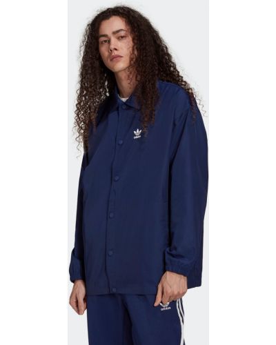 Relaxed fit demisezoninė striukė Adidas Originals mėlyna
