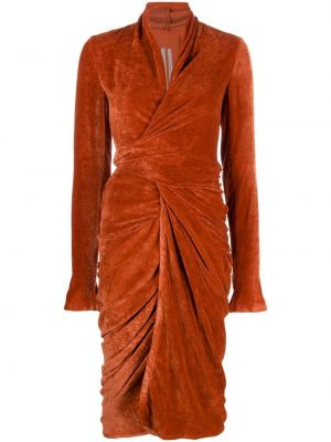 Drapert dress Rick Owens oransje