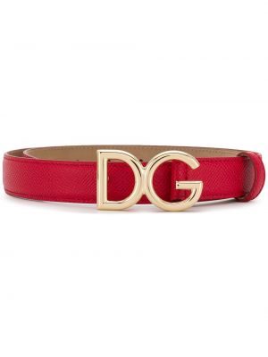 Pásek Dolce & Gabbana červený