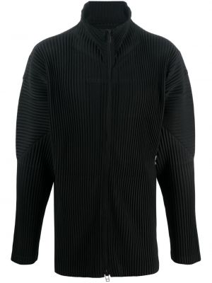 Giacca bomber con cerniera Homme Plissé Issey Miyake nero