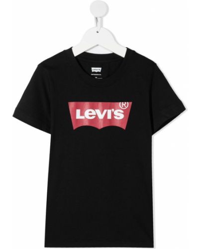 T-skjorte for jenter Levi's Kids svart