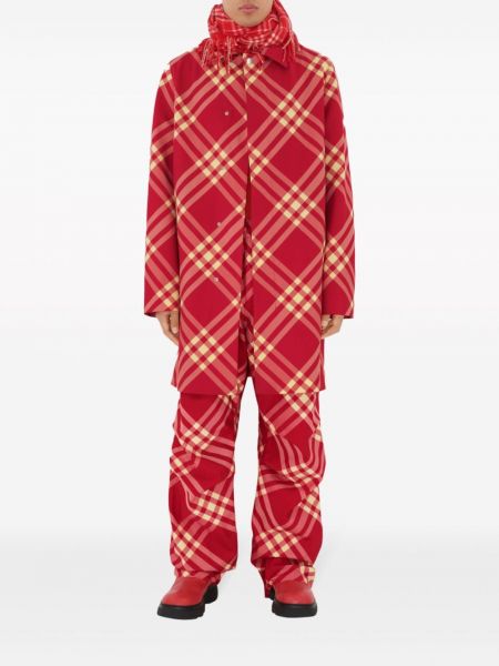 Pantalon cargo avec poches Burberry rouge
