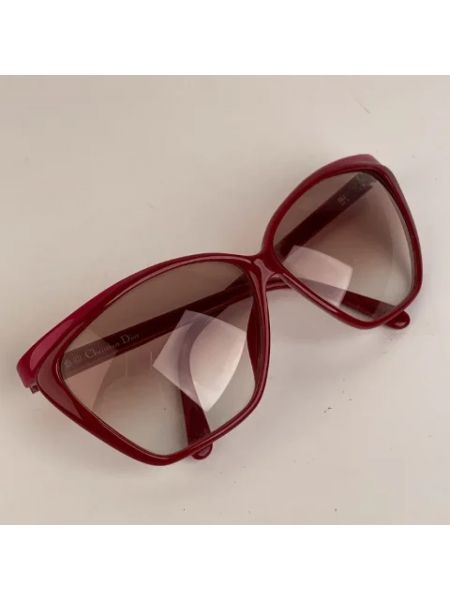 Okulary przeciwsłoneczne Dior Vintage czerwone