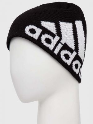 Шерстяная шапка Adidas Performance черная
