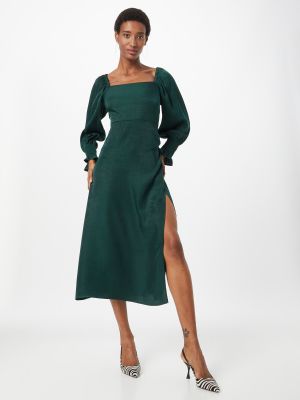 Midi haljina Frnch Paris zelena